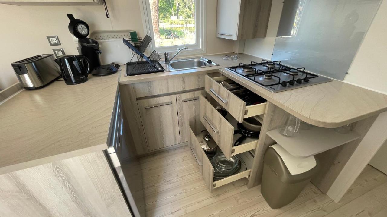 Mobil Home Xxl - Bord Lac - Camping Les Viviers - Lege Cap Ferret 外观 照片