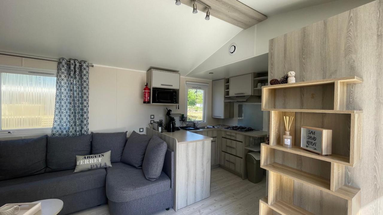 Mobil Home Xxl - Bord Lac - Camping Les Viviers - Lege Cap Ferret 外观 照片