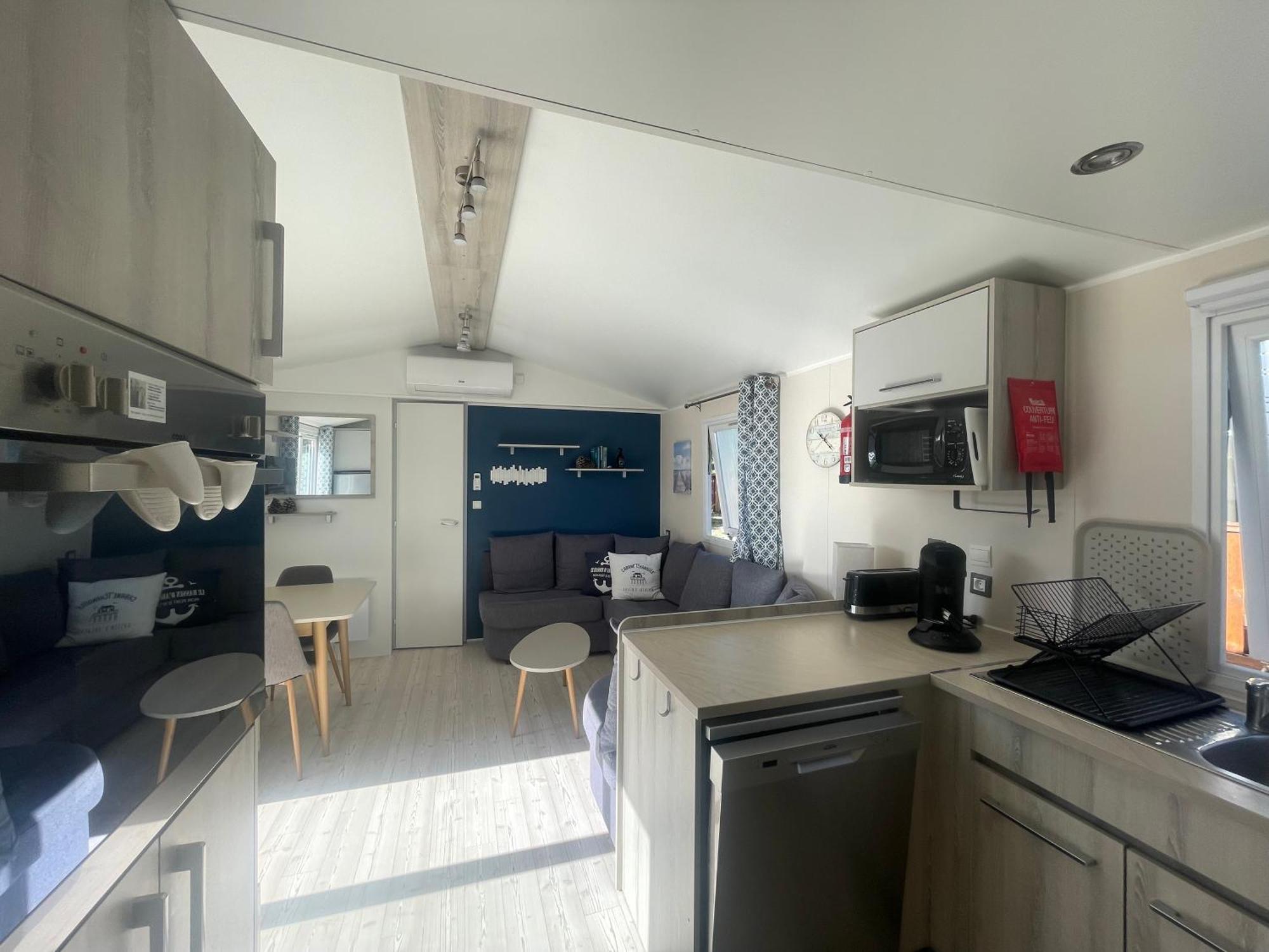Mobil Home Xxl - Bord Lac - Camping Les Viviers - Lege Cap Ferret 外观 照片