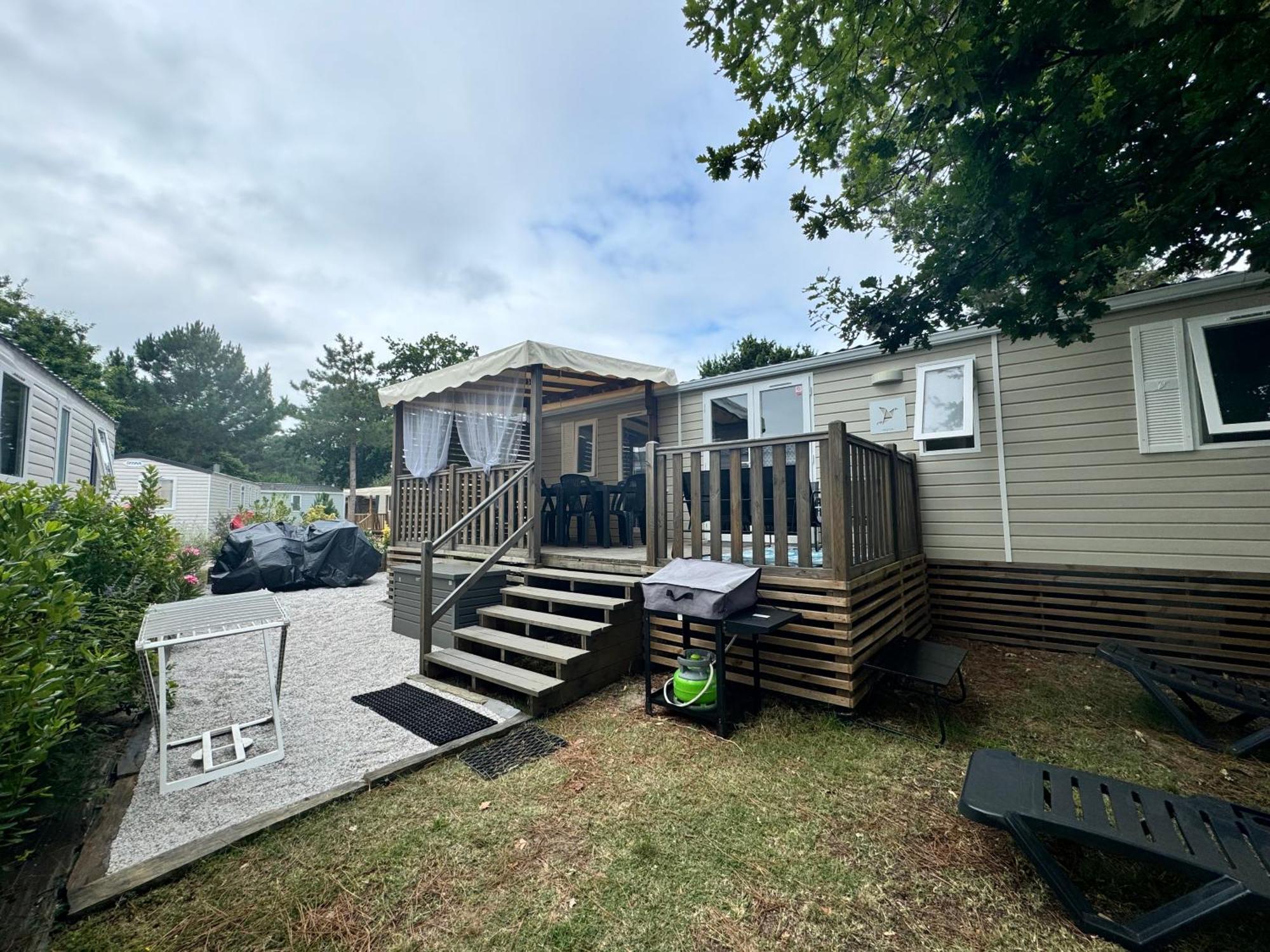 Mobil Home Xxl - Bord Lac - Camping Les Viviers - Lege Cap Ferret 外观 照片