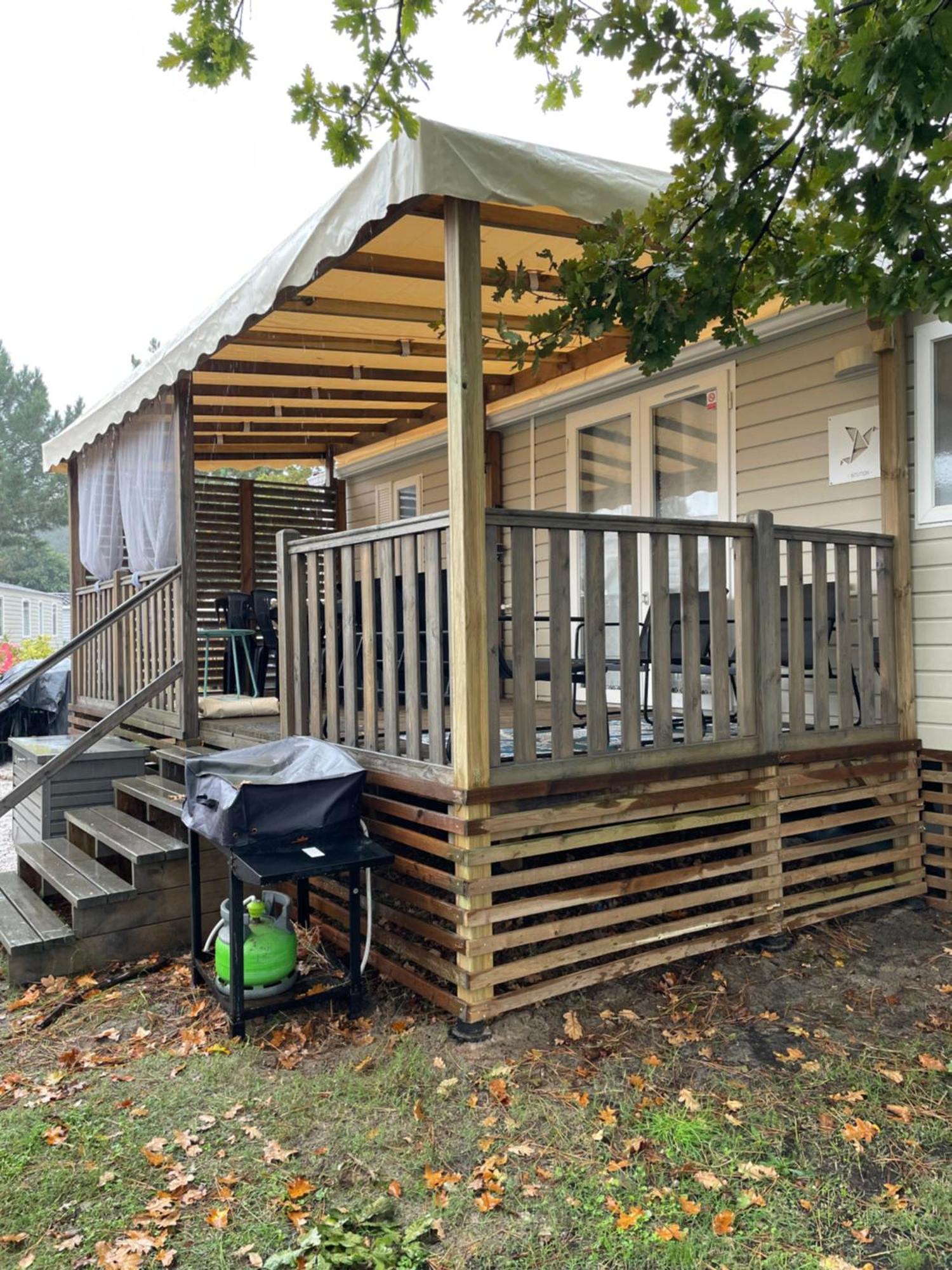 Mobil Home Xxl - Bord Lac - Camping Les Viviers - Lege Cap Ferret 外观 照片